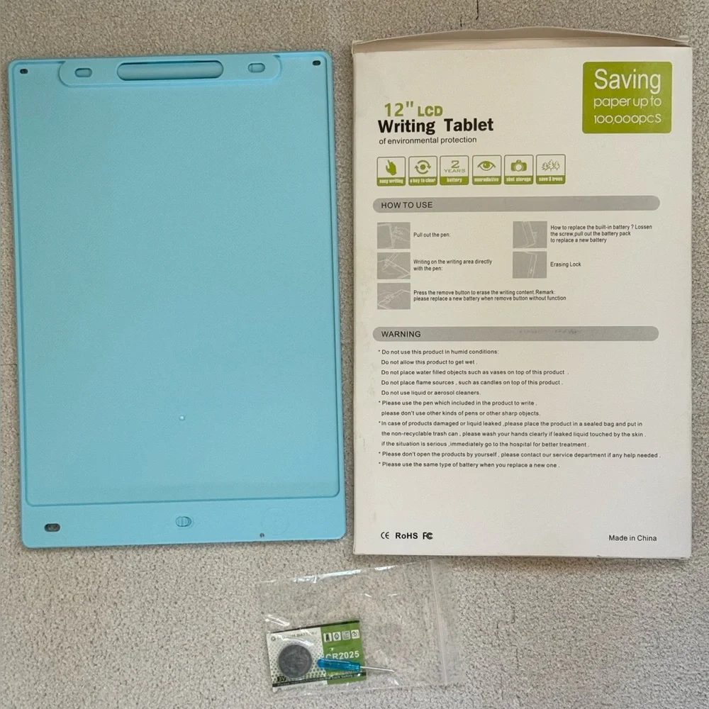 NWT 12”LCD Writing Tablet - Blue
